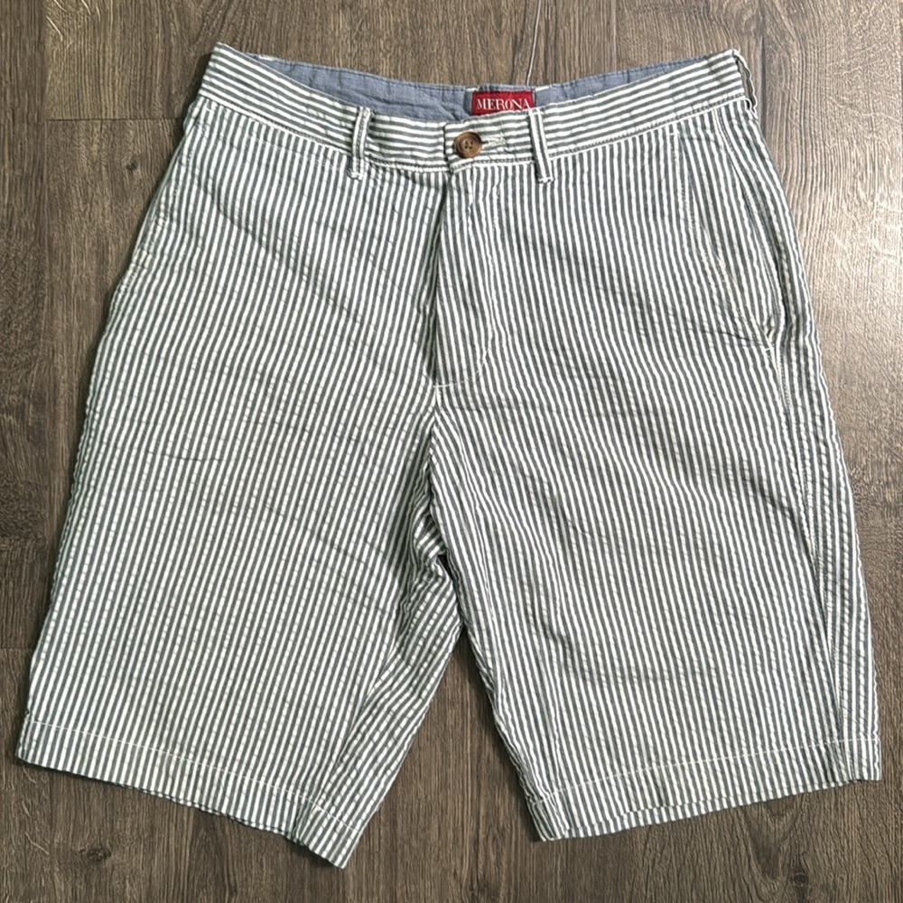 Merona - Tailored Fit Seersucker Short - Sz 28 (waist)